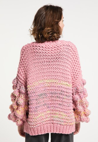 MYMO Knit cardigan in Pink