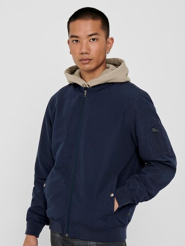 Only & Sons Tussenjas 'ONSJack' in Blauw
