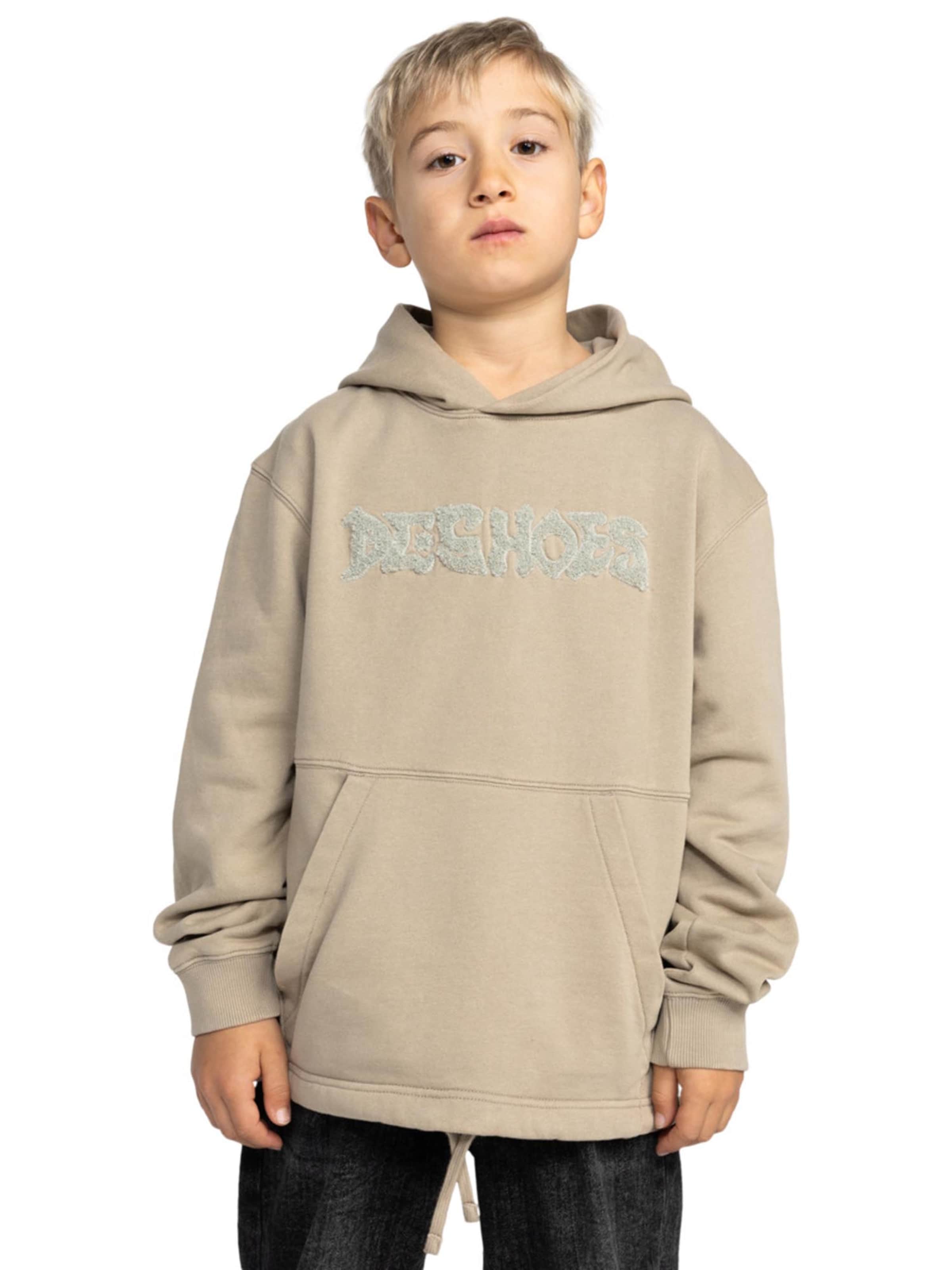 Hanorac sport 'MORTAR' de la DC Shoes pe bej: față