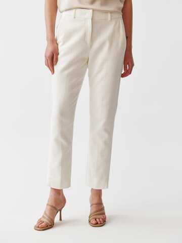 TATUUM Regular Trousers 'Rimini' in White: front