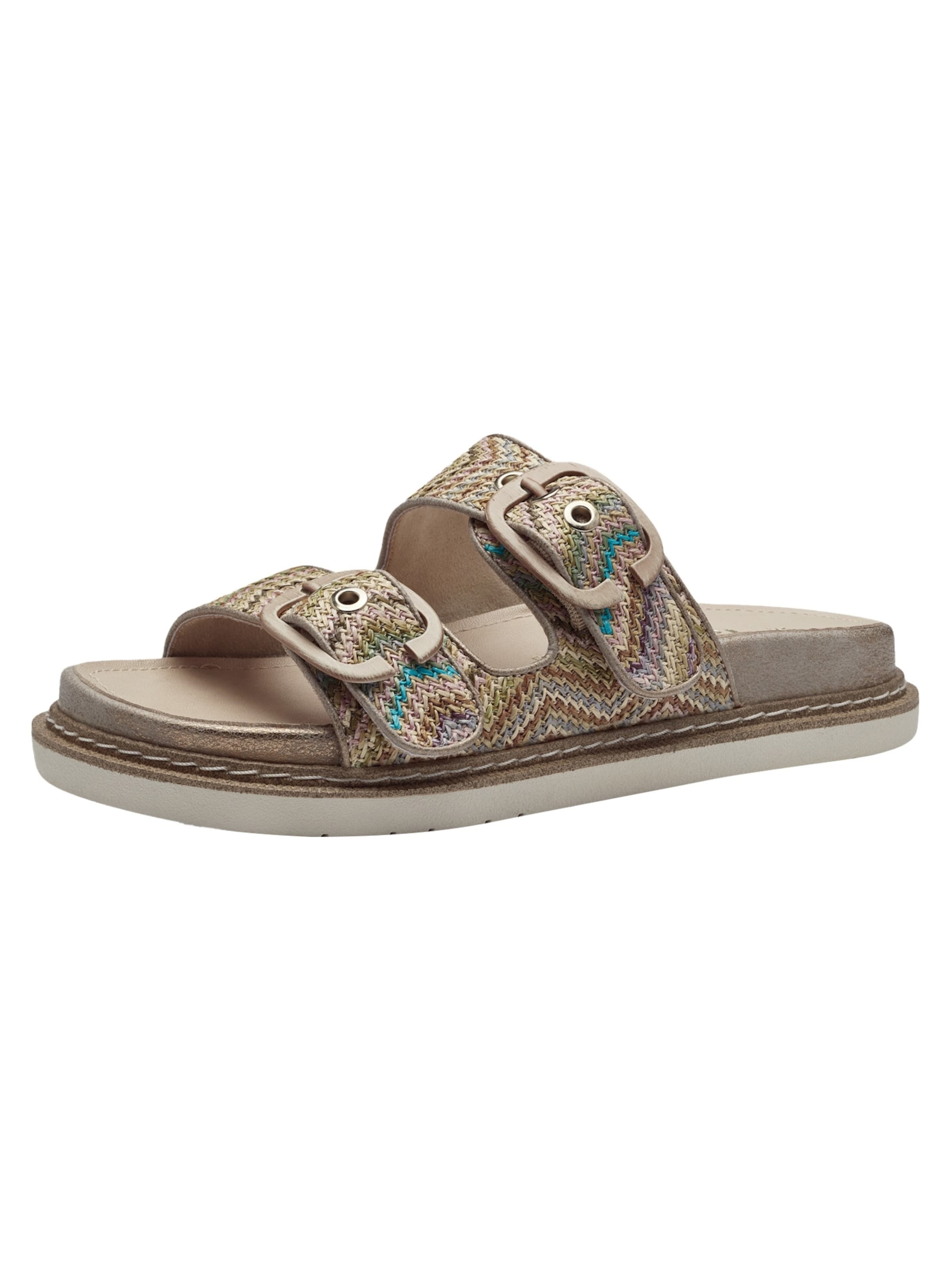 Mule Tamaris en beige : devant