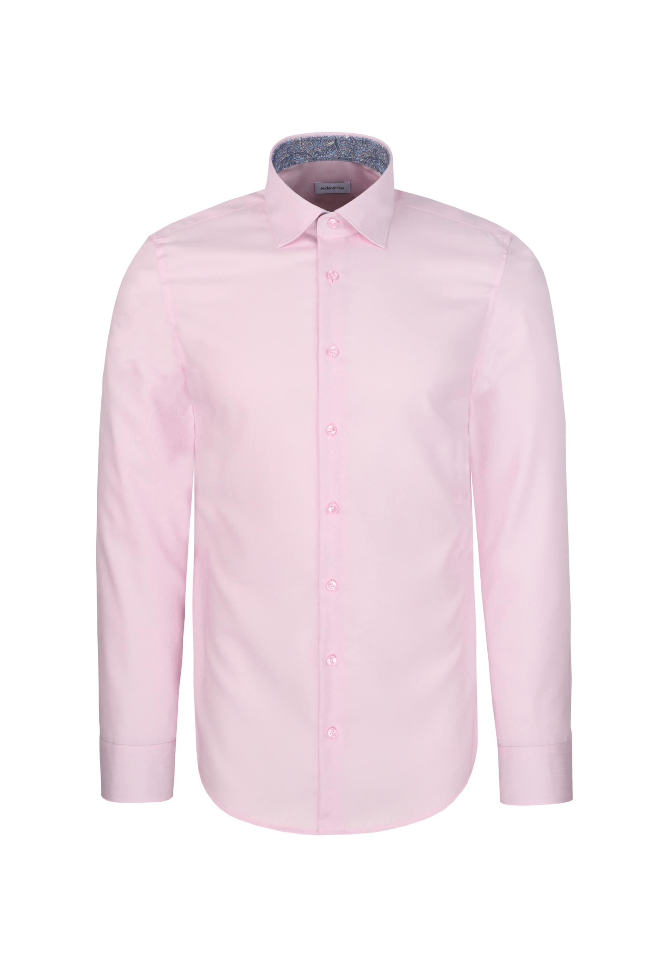 Coupe slim Chemise business SEIDENSTICKER en rose : devant