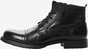 JACK & JONES Schnürboots 'Russel' in Schwarz