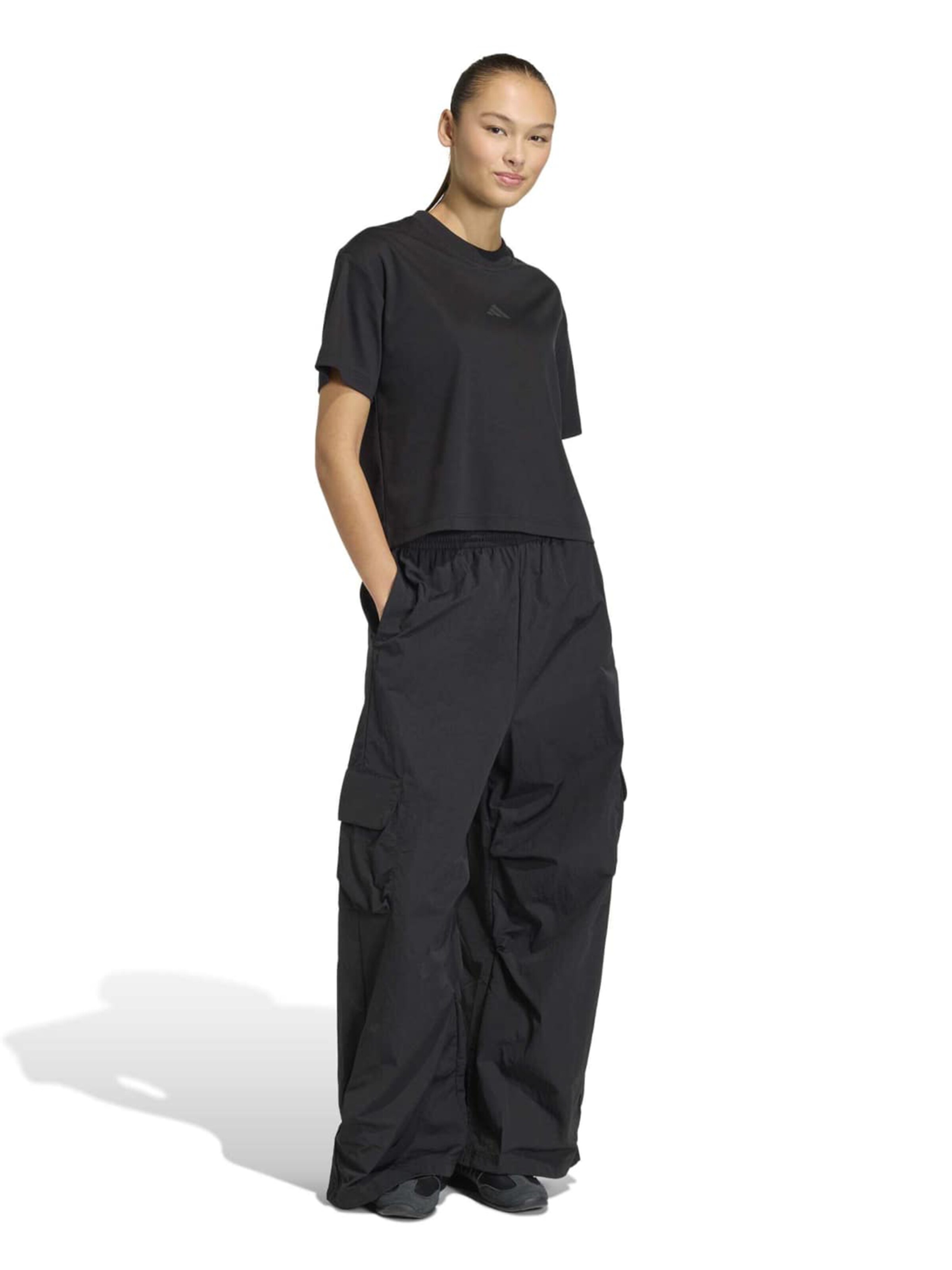 ADIDAS SPORTSWEARTehnička sportska majica 'CT' - crna boja