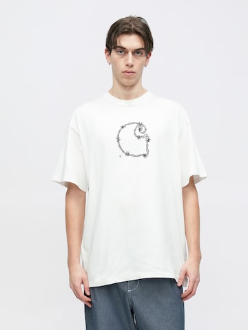 Tricou 'Barbwire' de la Carhartt WIP pe alb