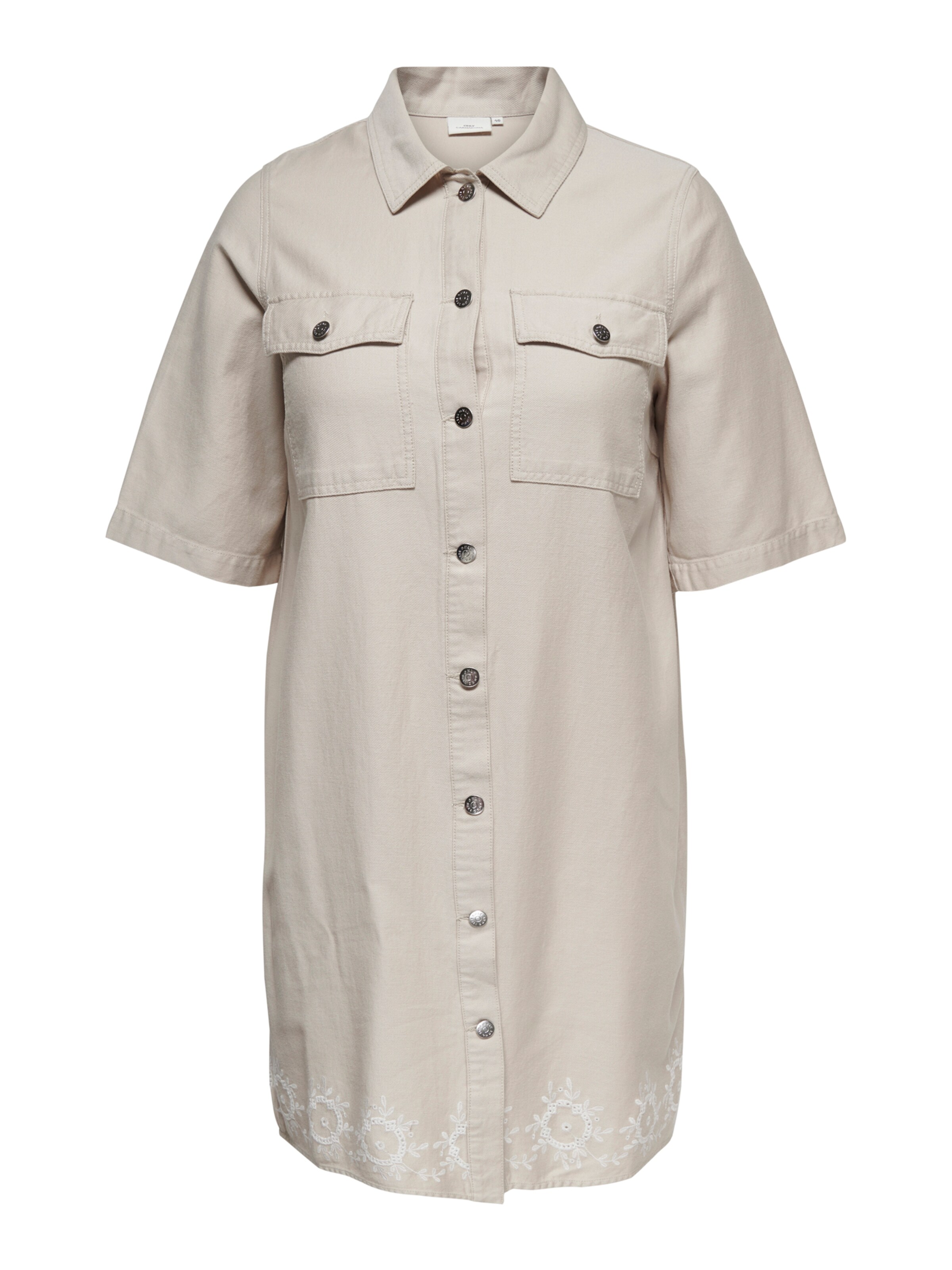 ONLY Carmakoma Shirt Dress 'CARBELLE-KASSIA' in Grey: front