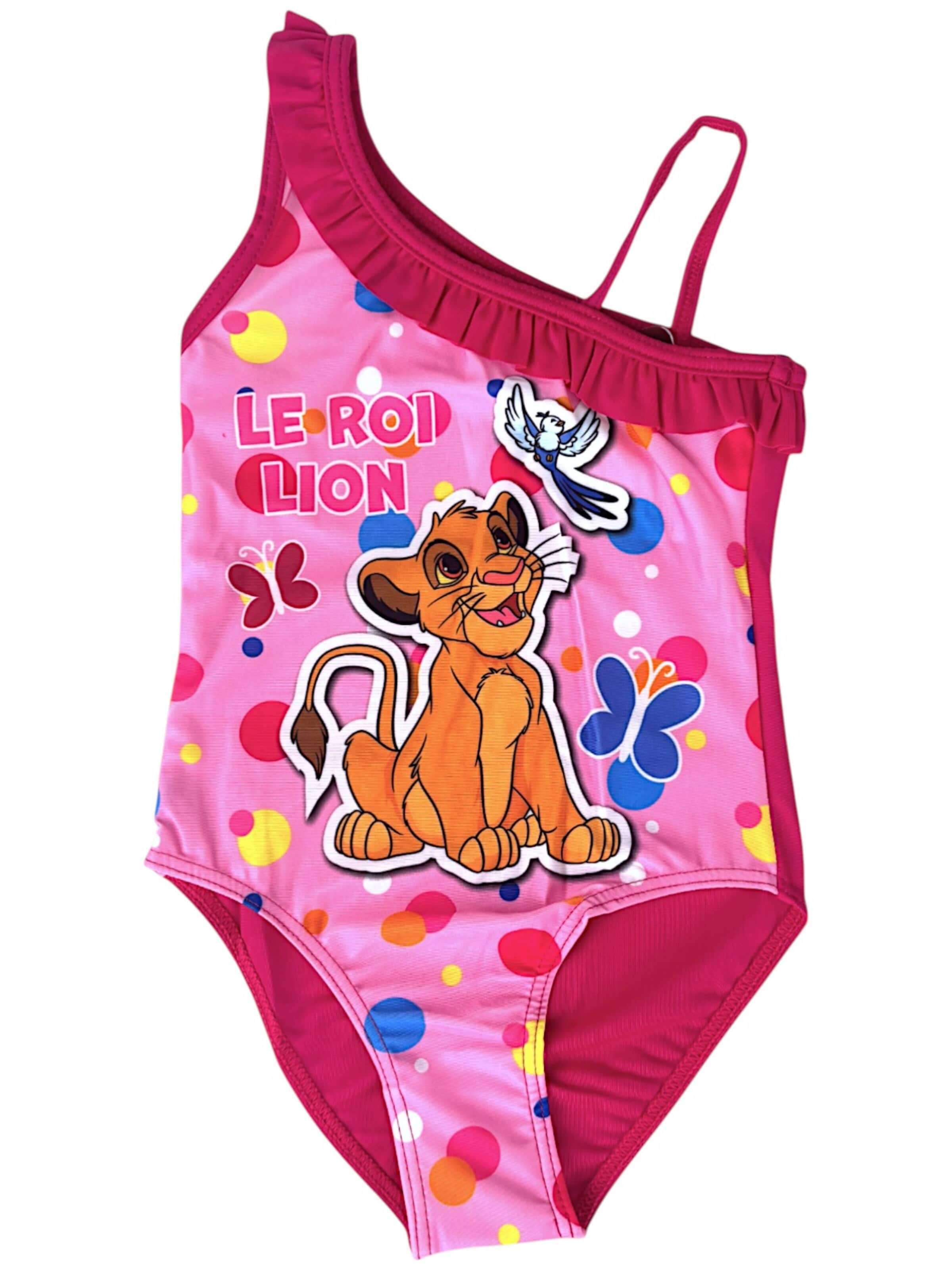 Disney König der Löwen Badeanzug 'König der Löwen'‌‌‌ in Pink: Vorderseite