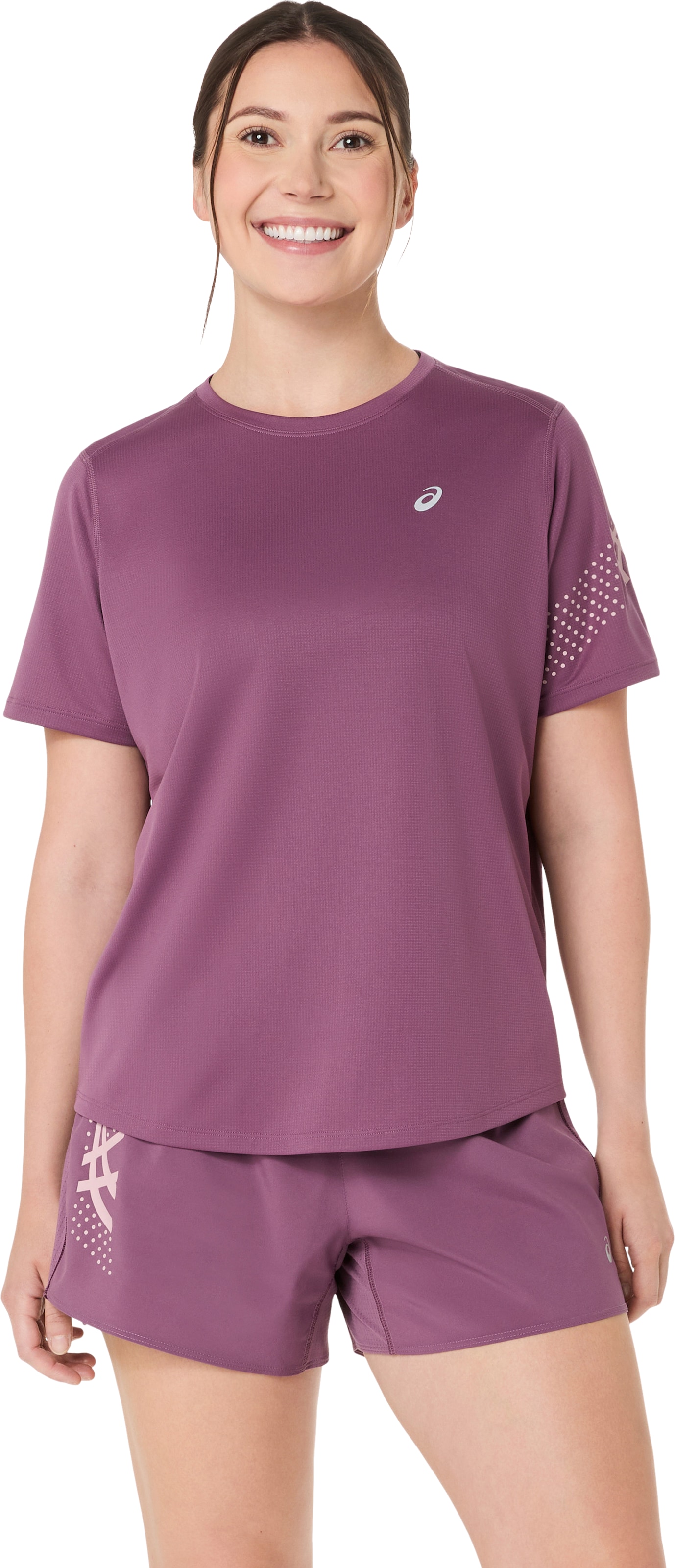 ASICS Shirt in Purple: front