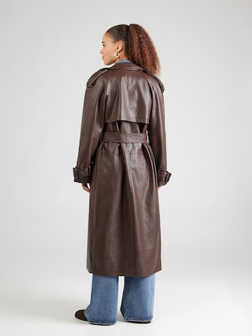Manteau mi-saison 'NOA' TOPSHOP en marron