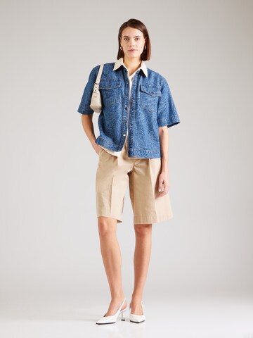 co'couture Blouse 'Dean' in Blue