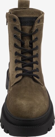 Marc O'Polo Lace-Up Boots 'Isak' in Green
