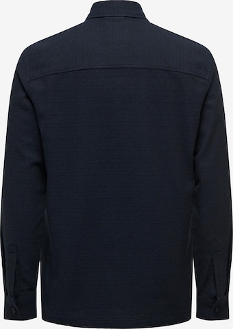 Only & Sons Regular fit Overhemd 'LAWSON' in Blauw