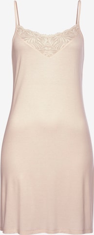 LASCANA Negligee in Beige: front