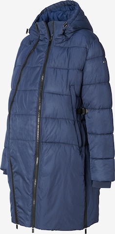 Esprit Maternity Winter Jacket in Blue: front