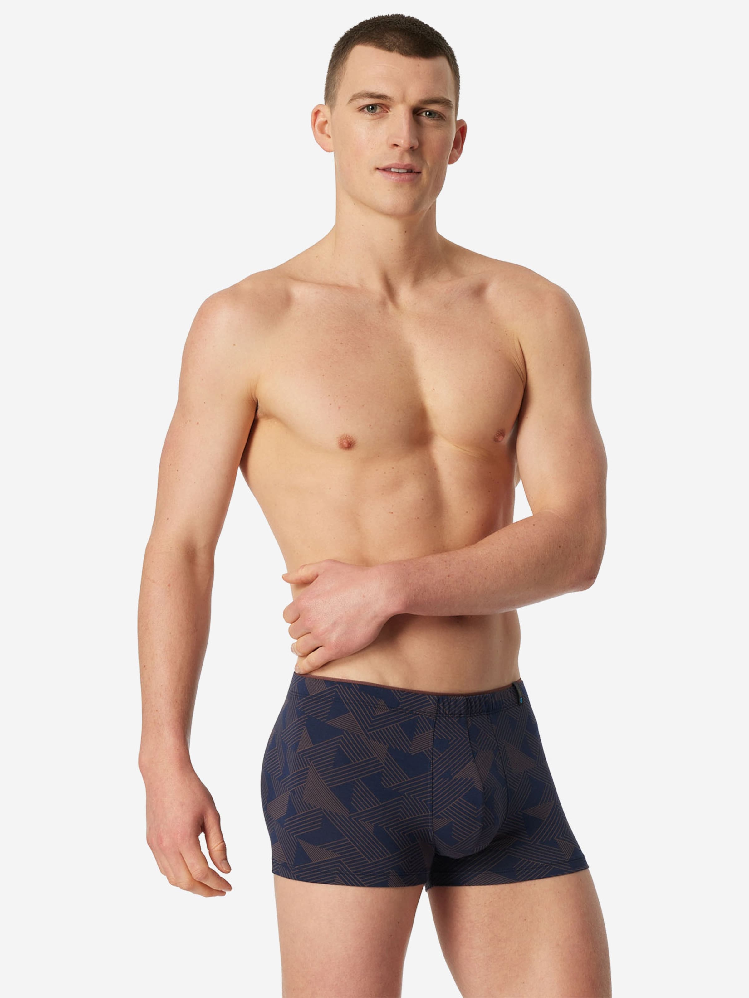 Boxers 'Long Life Soft' SCHIESSER en bleu