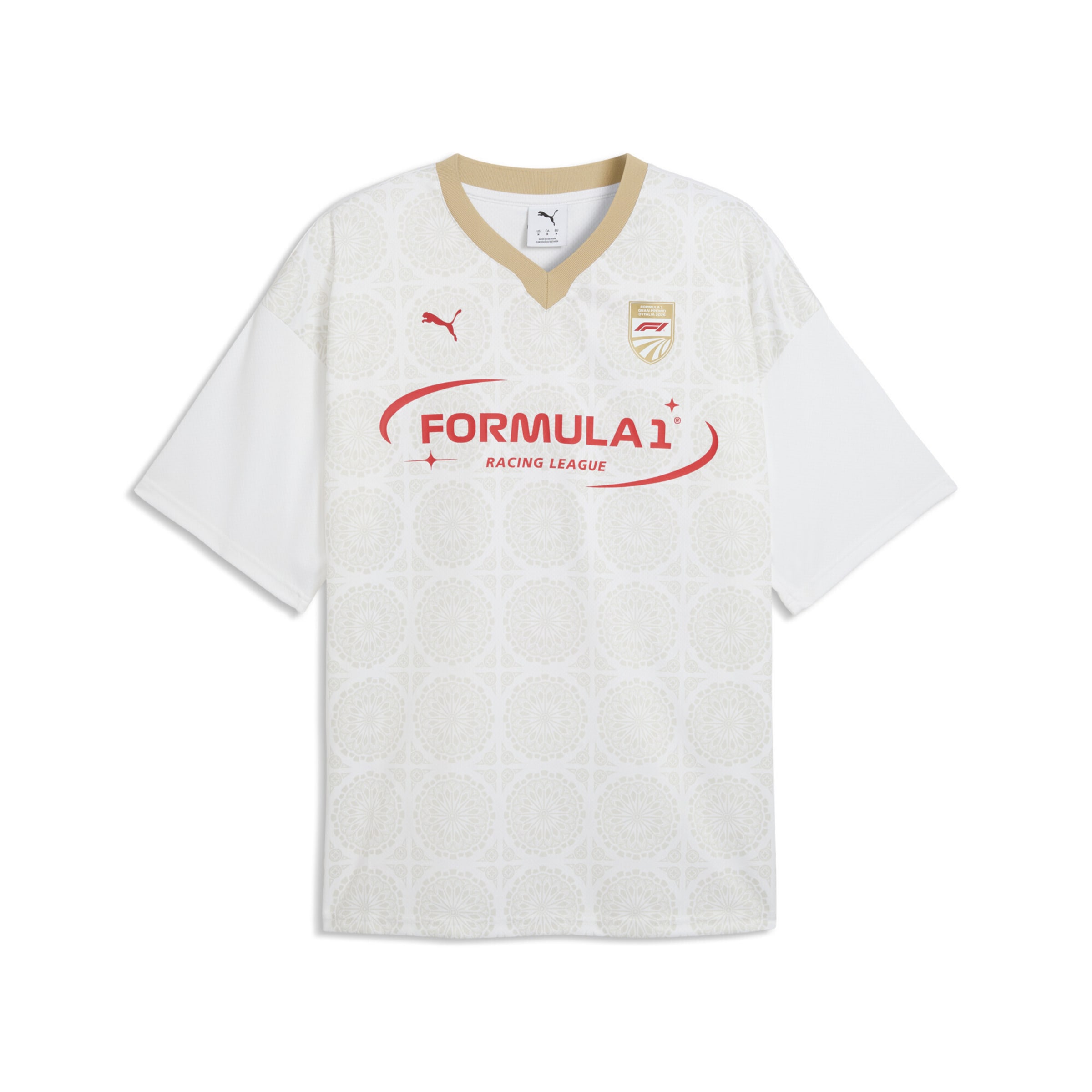 PUMA Tricot 'F1® Italien' in Wit: voorkant