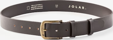 Cintura 'Classic' di jolar in marrone: frontale