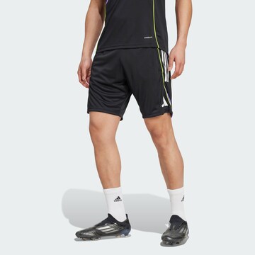 Regular Pantalon de sport 'Tiro 25 Competition' ADIDAS PERFORMANCE en noir : devant