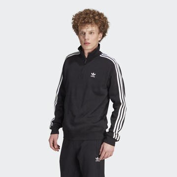 ADIDAS ORIGINALS Zip-Up Hoodie 'Adicolor Classics' in Black: front