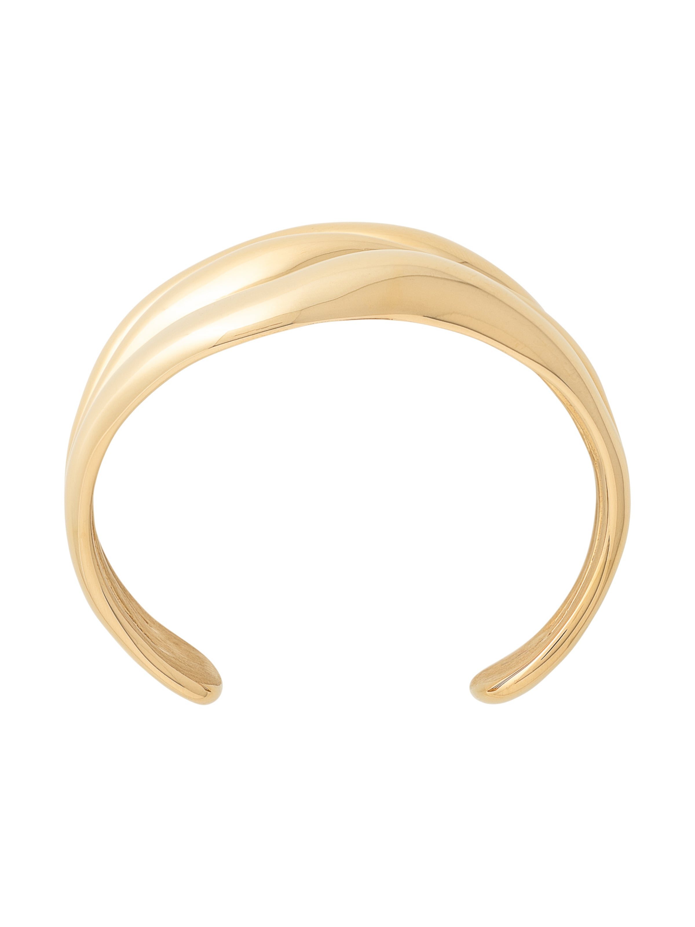 Bracelet 'Steel - Soft Coll' A&C Oslo – Nordic Design Jewellery en or : devant
