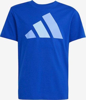 Tricou funcțional 'Essentials' de la ADIDAS SPORTSWEAR pe albastru: față