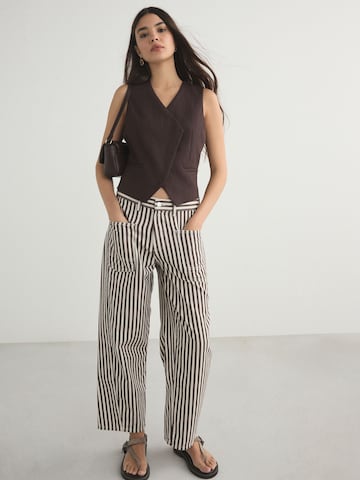 Barrel Jean Next en marron