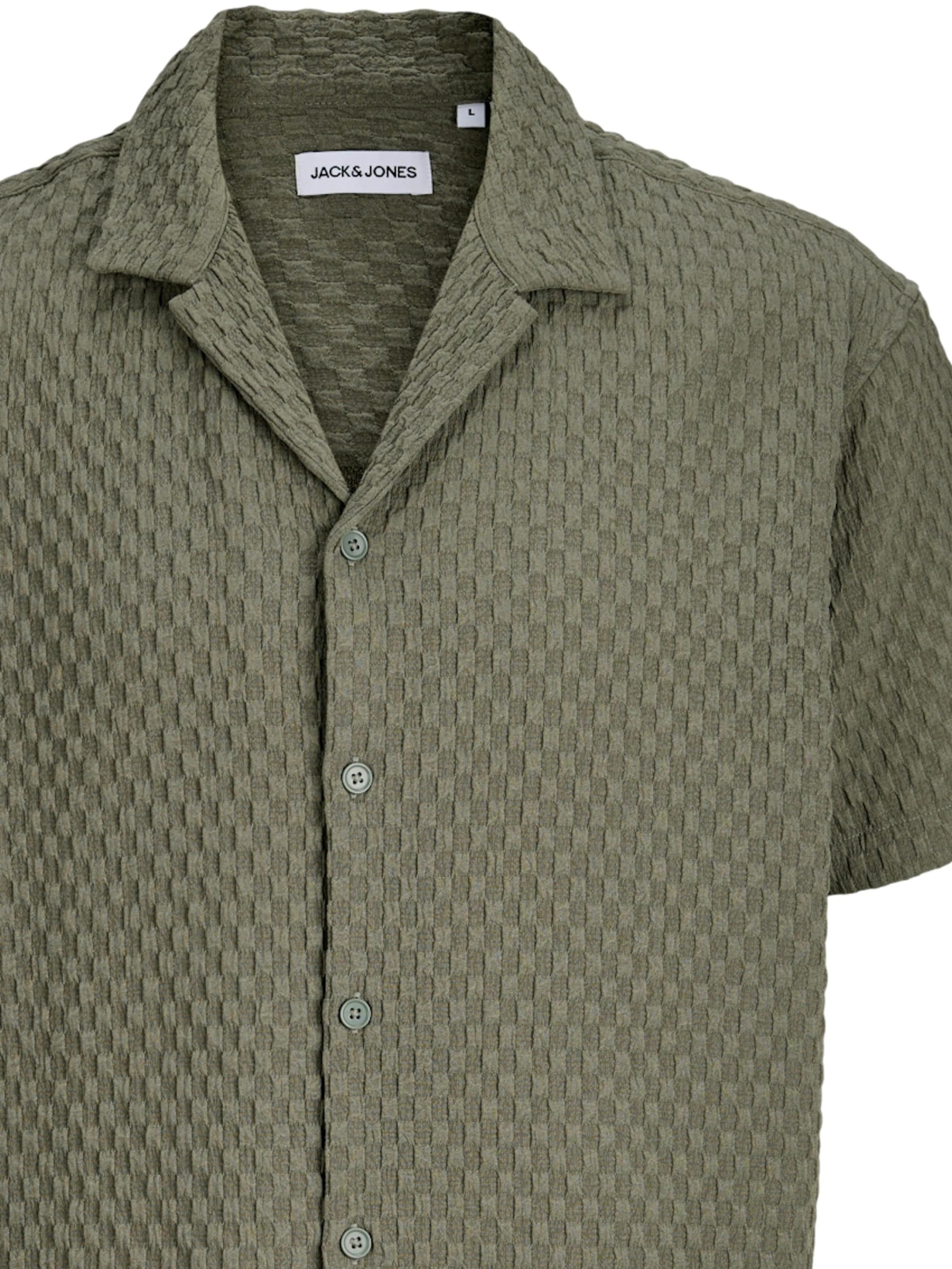 Jack & Jones Junior Comfort fit Overhemd 'Sean' in Groen