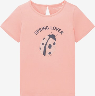 TOM TAILOR T-shirt i rosa: framsida