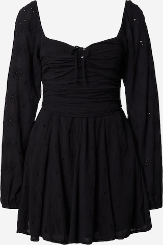 HOLLISTER Φόρεμα 'CHASE' σε μαύρο: μπροστά