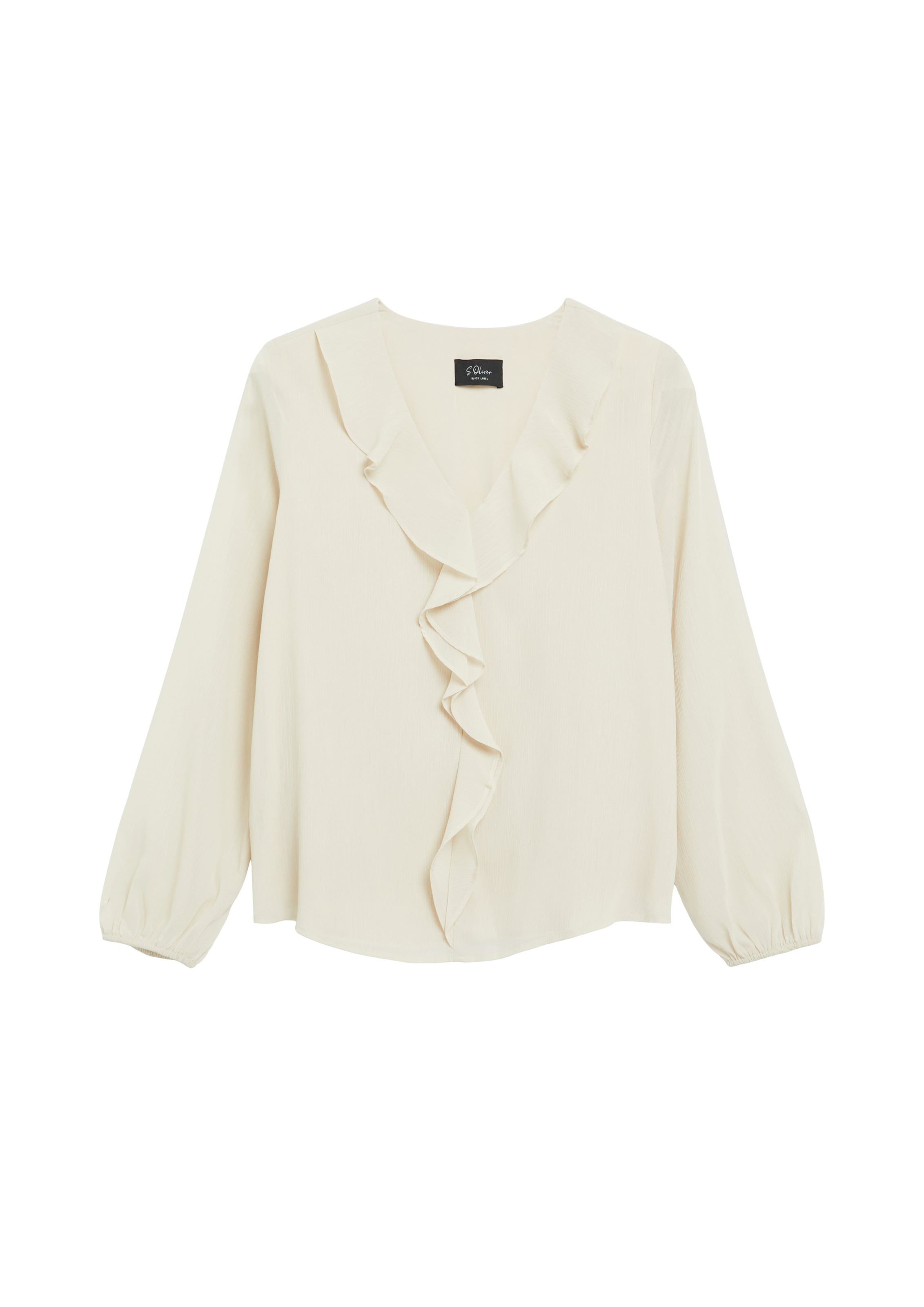 s.Oliver Blouse in Beige: voorkant