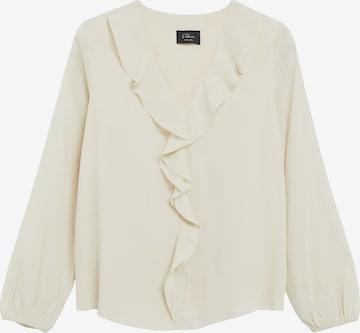Chemisier s.Oliver en beige : devant