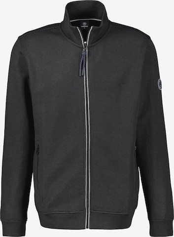 LERROS Sweatjacke 'Basic' in Schwarz: Vorderseite