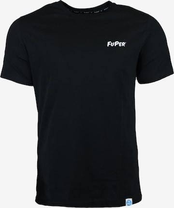 FuPer T- Shirt 'Luis' in Schwarz: predná strana