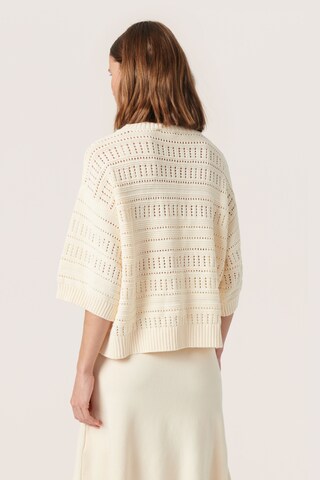 SOAKED IN LUXURY Pullover 'Rava' in Beige