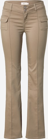NLY by Nelly Flared Trousers in Beige: front