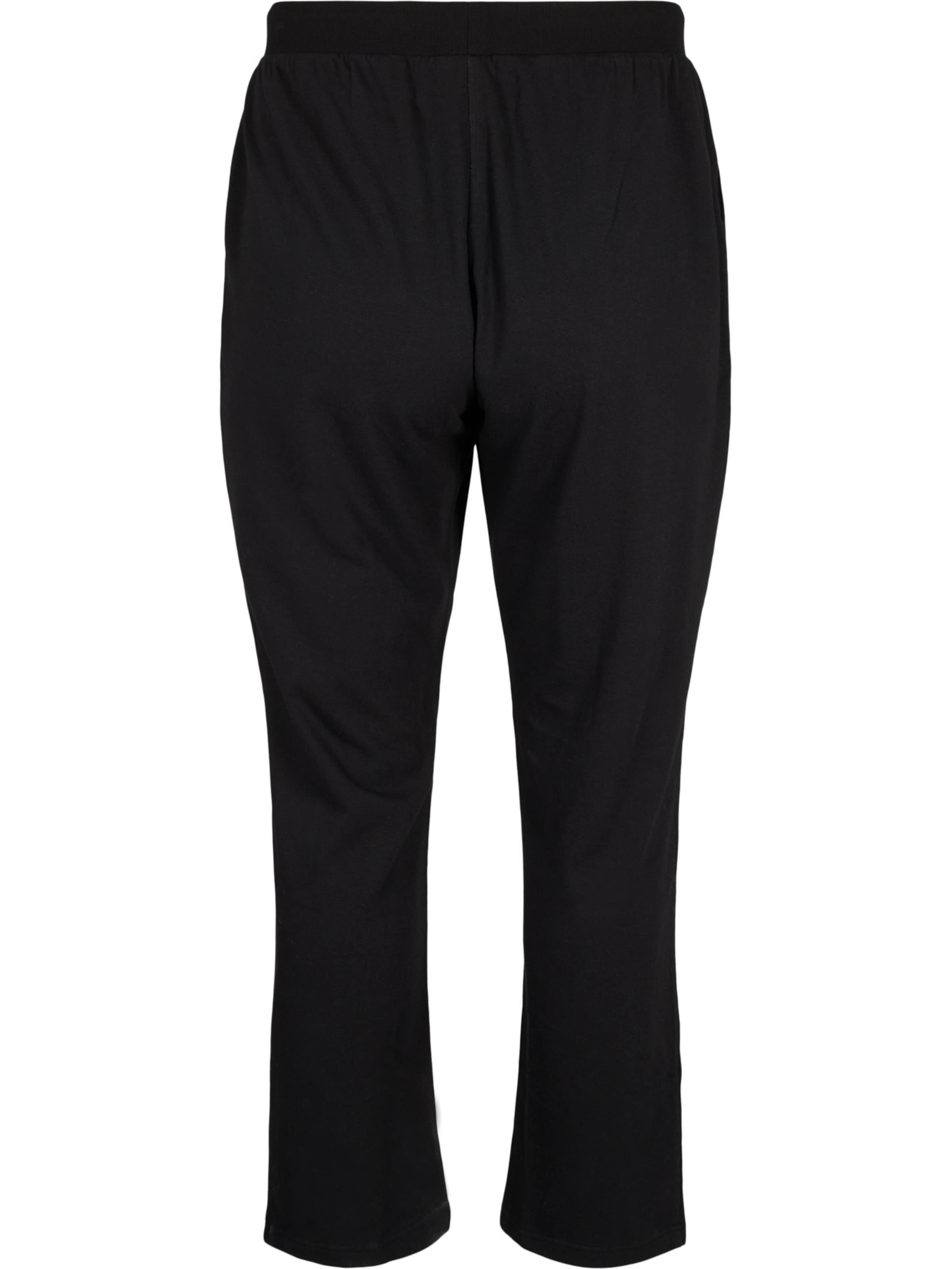 Zizzi Loose fit Trousers 'MCHARLINE' in Black
