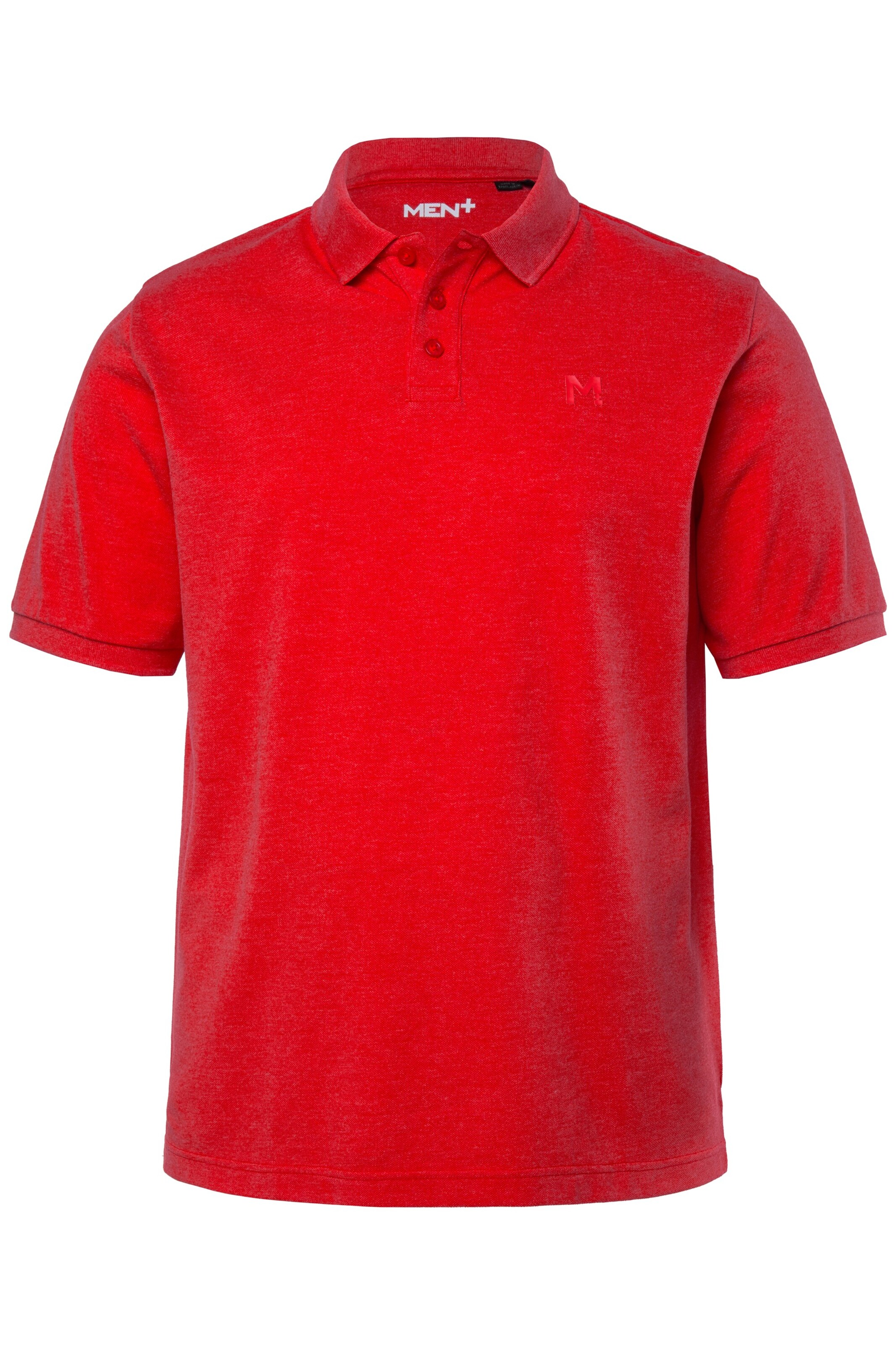 Men Plus Shirt in Red: front
