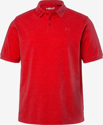 Men Plus Shirt in Red: front