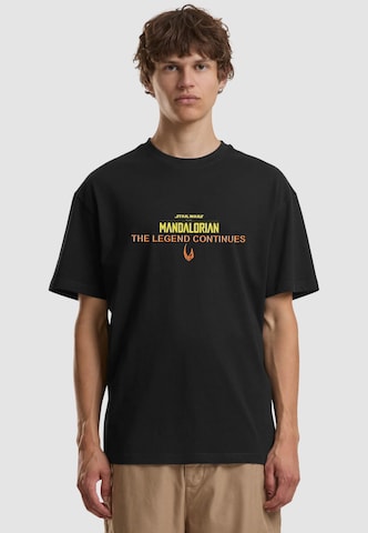 Merchcode Shirt 'Mandalorian' in Zwart