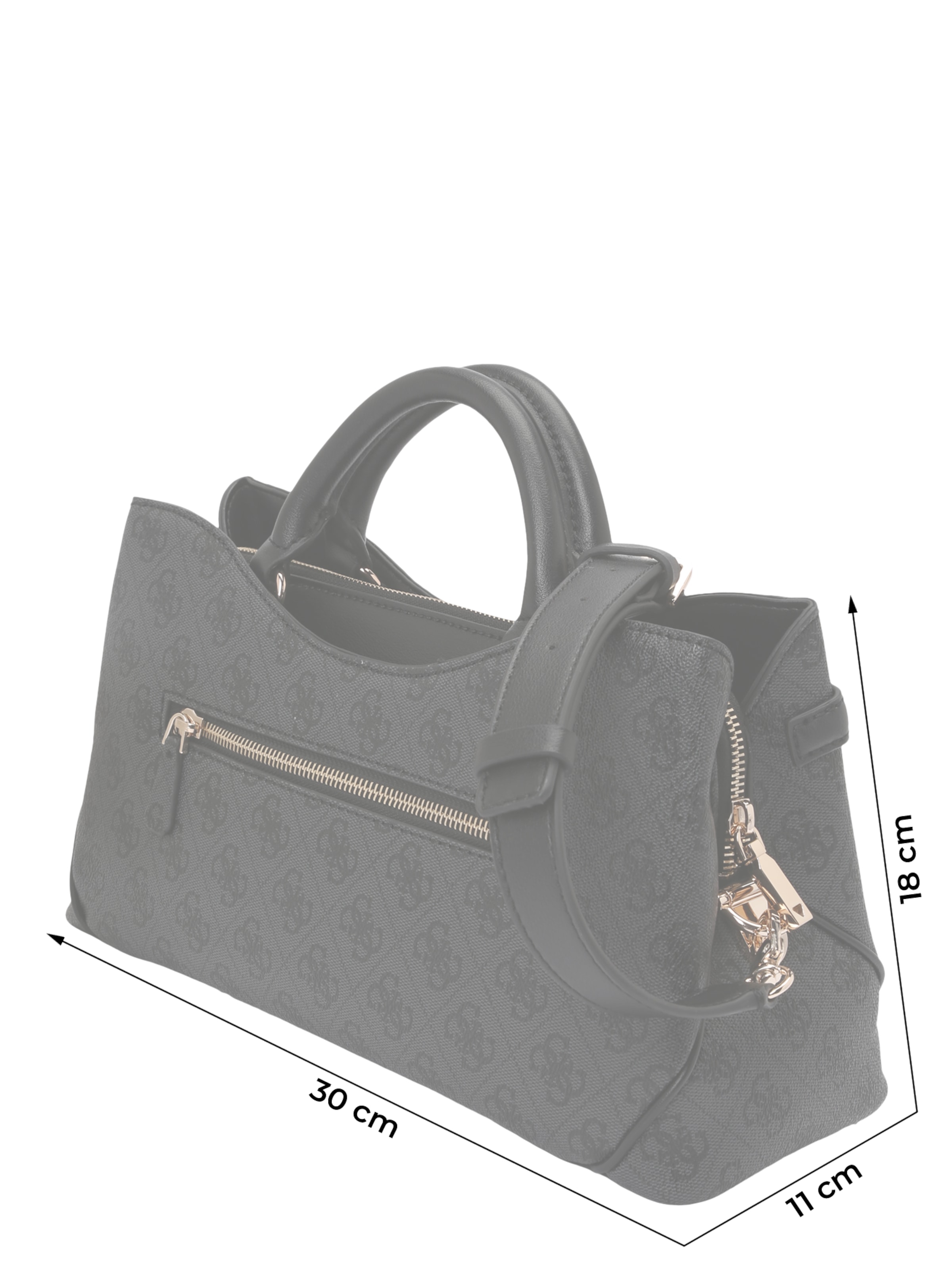 GUESS Handbag 'DEA GIRLFRIEND SATCHEL' in Grey