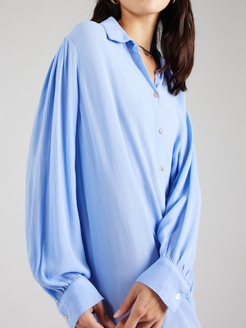 SAINT TROPEZ Košeľové šaty 'Alba' - Modrá