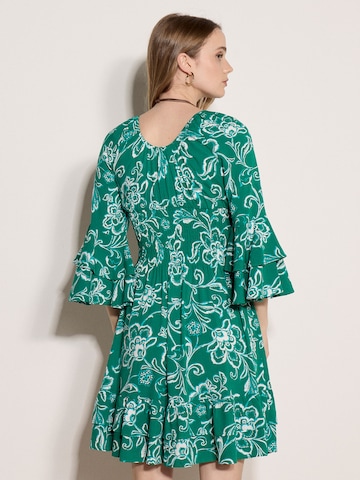 Apricot Dress in Green