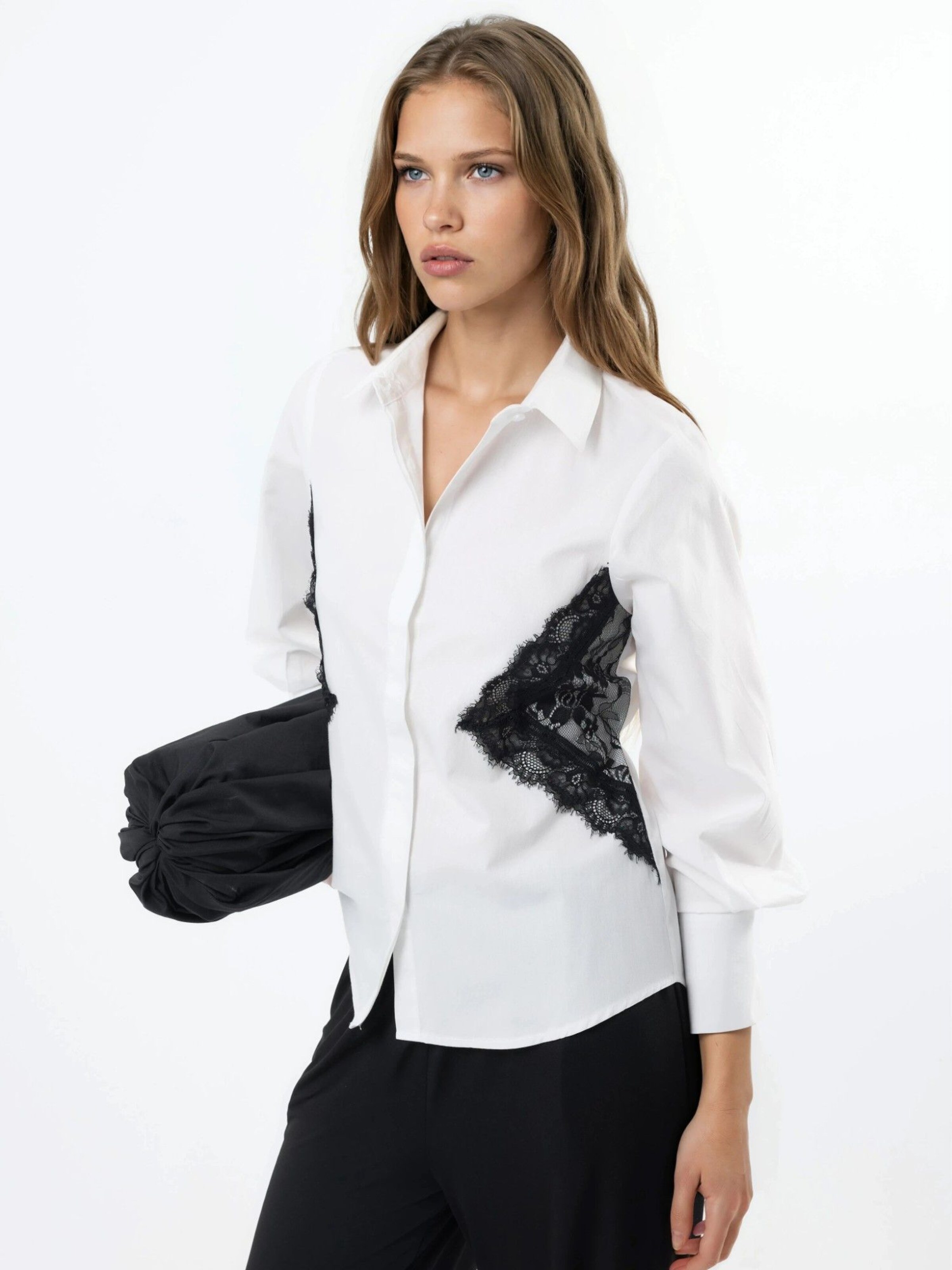 Qu Style Shirt in White