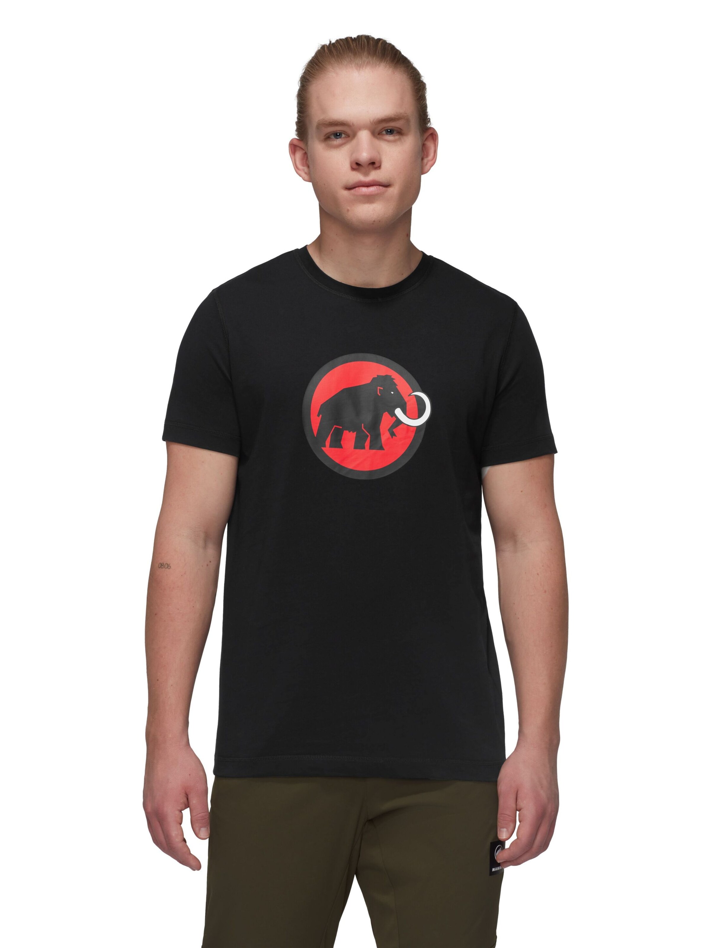 MAMMUT Performance shirt in Black: front