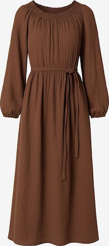 Robe MANUKA en marron : devant