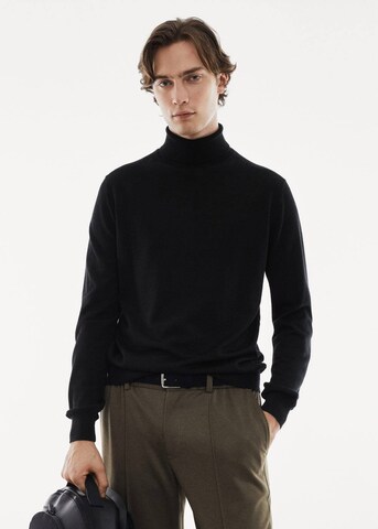 MANGO MAN Sweater 'Willyt' in Black: front