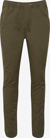 !Solid Regular Chino Pants 'THEREON' in Green: front