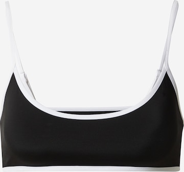 Bustier Hauts de bikini Monki en noir : devant