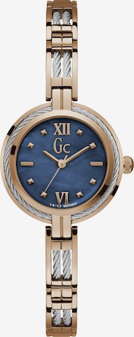 Montre à affichage analogique 'CableBijou' Gc en argent : devant