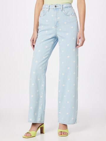 ONLY Wide leg Jeans 'HOPE' in Blauw: voorkant